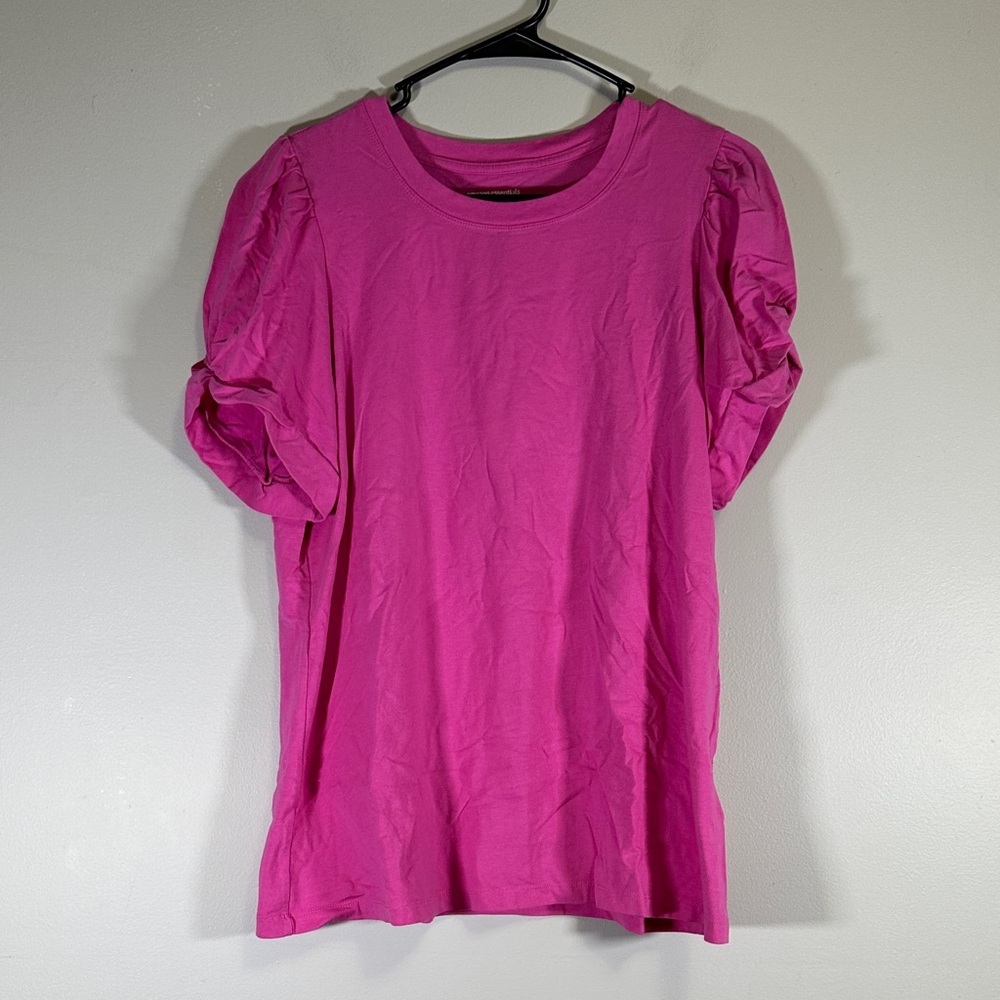 Amazon Essentials Fuchsia Pink Short Sleeve Top XL